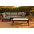 thumbnail image 2 of Meridian Furniture Nizuc Sectionnel Modulaire d'Extérieur Gris pour Patio, 2 of 12