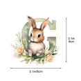 thumbnail image 3 of Fiudx Colgante de Letra Acrílica de Pascua, Corona Decorativa para El Hogar, Diseño de Adorno Colgante, Perfecto para Árbol de Navidad, Chimenea y Recién Nacidos, Regalo Ideal para Familiares y Amigo, 3 of 5