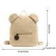 thumbnail image 3 of Mochila de Cordero con Orejas de Oso, Diseño Original, Ligera y Cómoda, Ideal para Diarios, ¡Atraerás Miradas de Envidia! Tamaño: 28 X 27 X 13 Cm., 3 of 6