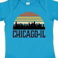 thumbnail image 4 of Inktastic Chicago Illinois Skyline Vintage Boys or Girls Baby Bodysuit, 4 of 5