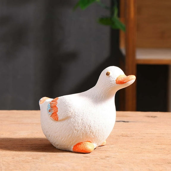 Matoen Cute Duck-Shaped Ceramic Succulent Planter, 3-Inch Mini Flower Pot for Small Plants, Desk Decor, or Home Decoration, Adorable Gift Idea for Plant Lovers