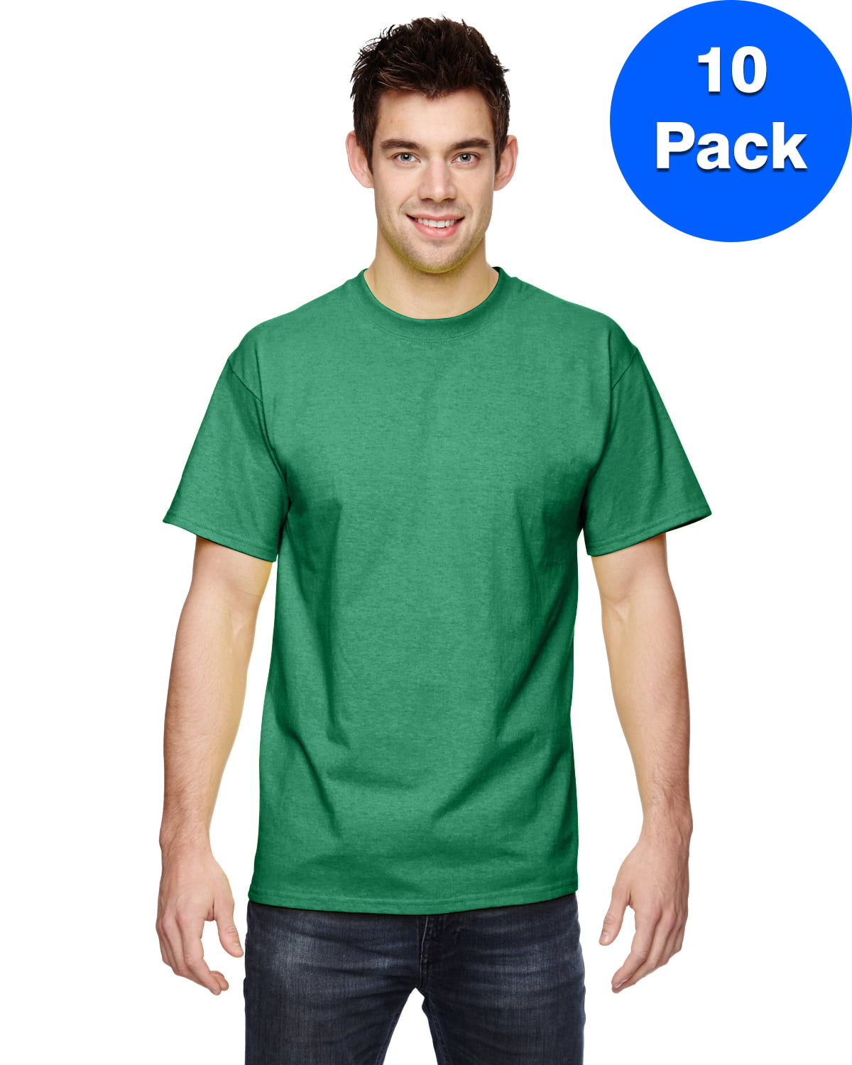 Fruit of the Loom - Mens 5 oz. Heavy Cotton HD T-Shirt 3931 (10 PACK ...