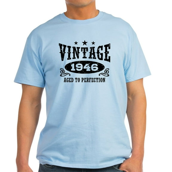 CafePress - Vintage 1946 Light T Shirt - Men's Classic Graphic T-Shirt