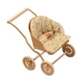 thumbnail image 4 of Dollhouse Stroller 1/12 Mini Pram Para Micro Paisajismo., 4 of 8