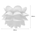thumbnail image 3 of Pantalla De Lámpara Pantalla De Lámpara Pantalla de papel Origami Nordic Modern Pendant Chandelier Light Decor (B), 3 of 4