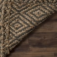 thumbnail image 1 of Hawthorne Collection 4' X 6' Hand Woven Jute Rug in Natural and Gray, 1 of 4
