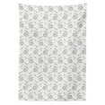thumbnail image 3 of Ambesonne Vintage Tablecloth Rectangular Table Cover, Moon Sun Arrow Art, 52"x70", Blue Yellow, 3 of 4