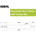 thumbnail image 4 of Heavy Screen and Storm Door Closer with Torsion Bar Matte .; L x .; W x . ;H, 4 of 5