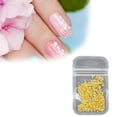 thumbnail image 3 of UDIYO 500Pcs/Pack Nail Metal Sticker Rivets Shape DIY Metal Non Drop Manicure Studs Sequins for Female, 3 of 7