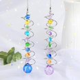 thumbnail image 3 of Girador de viento en espiral de cristal Sun Catchers GWAHSA de 47 cm, 2 unidades, 3 of 6