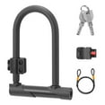thumbnail image 2 of Portable U-Lock for Bicycles: Heavy-Duty Anti-Theft Security with PVC, 2 of 10