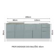 thumbnail image 3 of Gabinete Bajo Cocina Madesa Lux Sin Encimera BG, 3 of 5
