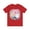 Red, variant on Floral Graphic Unisex 100 Cotton Vintage Artwork Short Sleeve Jersey 11