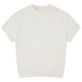 thumbnail image 1 of Timegard Womens Summer Tops Crewneck Short Sleeve Solid Color Comfy Casual Shirts Tops with Pocket, 1 of 2