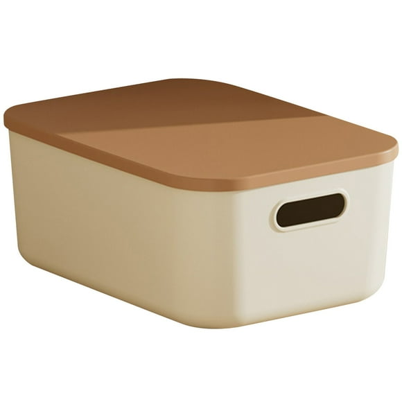Storage With Lids Plastic Storage Containers for Organizing Stackable Storage Box With Handle