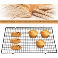 thumbnail image 3 of Cooling Rack for Baking, Oven Safe, Stainless Steel Wire Baking Rack, Cookie Rack for Cooking, Baking, Roasting or Grilling, for Biscuit, Cake, Bread, 3 of 8