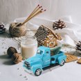thumbnail image 3 of OUNONA Retro Truck Car Decor Vintage Truck Model Metal Sky-Blue 1 Set, 3 of 7