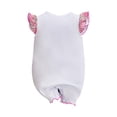thumbnail image 3 of HWJAD Baby Girls Boys Rompers Short Sleeve Cotton Toddler Giraffe Zebra Jumpsuit Summer Baby Clothes One-Piece Outfit, 3 of 10