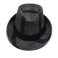 thumbnail image 2 of SikaFu New Striped Jazz Hat Cross -Border Hat Men's Hat, Fashionable Casual Small Eaves Sun Hat Spring And Autumn Hat, 2 of 5