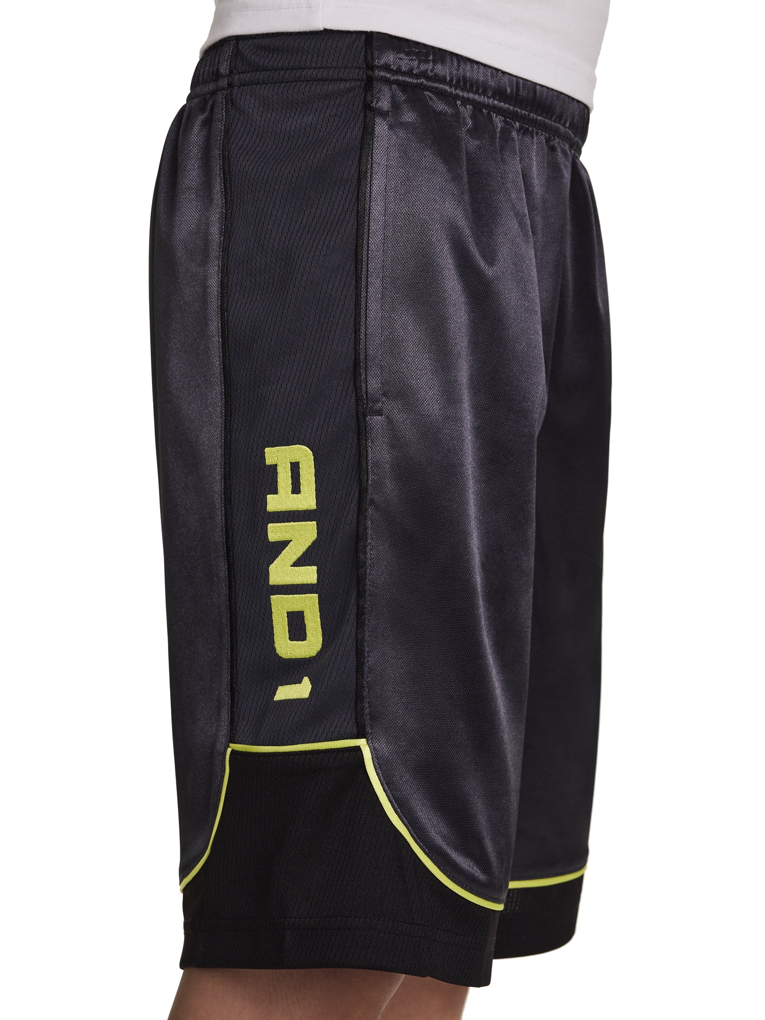 AND1 Boy's All Court Basketball Athletic Shorts, Sizes 4-18