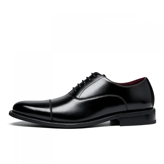 Mens Oxford Leather Dress Shoes Formal Business Shoes for Men