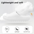 thumbnail image 5 of Cloud Slides Comfy Pillow Slides for Women & Men Soft EVA Recovery Slides Sandals Quick Drying Slippers Lightweight Thick Sole Open Toe Shower Shoes, 5 of 6