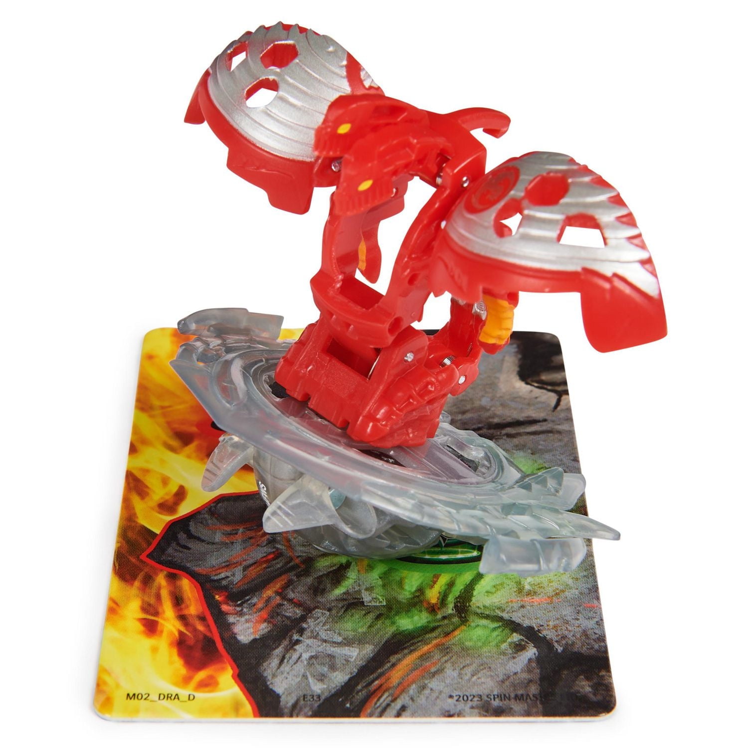 Bakugan, Special Attack Nillious, Spinning Collectible, Customizable Action Figure and Trading Cards, Kids Toys for Boys and Girls 6 and up