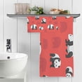 thumbnail image 5 of Dreamtimes Bear Panda Wallpaper Towel Set Quick Drying 1 Bath Towels 1 Washcloths Pure Cotton Highly Absorbent Towel for Bath Fitness, Bathroom, Sports, Yoga, Travel, 5 of 7