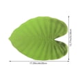 thumbnail image 2 of LABSERRON 2Pcs Leaf Shaped Placemats Monstera Tropical Palm Leaves Home Kitchen Table Decor, 2 of 8