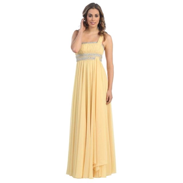 Robe de Demoiselles d'Honneur à une Épaule