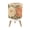 Color 1, variant on Small Trash Can with Lid Starfish Shell Teal Beach Nature Seashells Fishing Net Weathered 1.8 Gallon Dog Proof Trash Can Round Garbage Can Waste Bin Wastebasket for Bathroom Bedroom Living Room