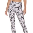 thumbnail image 2 of DKNY Sport Womens Etched Zebra Print 7/8 Leggings Rosewater XS, 2 of 3