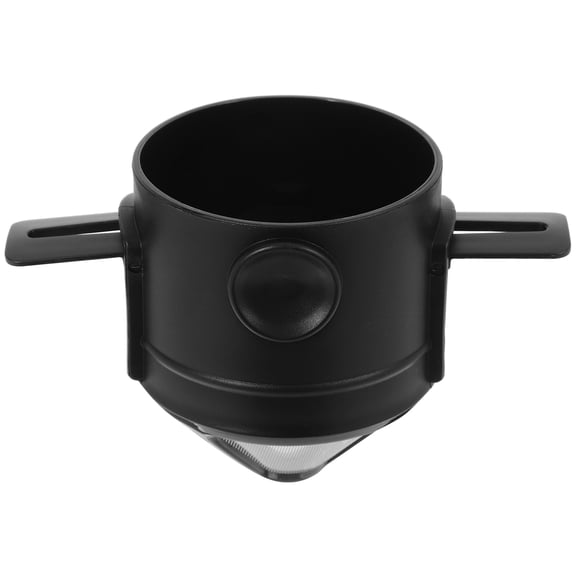 HOMOBABE Metal Coffee Dripper Set with Fine Mesh Filter for Home and Outdoor Use, Portable 4.3x3.1x2.8in