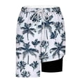 thumbnail image 5 of Guluxicc Mens Swimming Trunks with Compression Mesh Liner 2 in 1 Quick-Dry Swim Shorts with Pockets Summer Board Shorts, 5 of 6