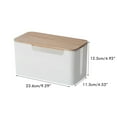 thumbnail image 4 of Cable Management Box Cable Organizer Box Cable Management Box Cable Organizer Box Wire Management Organizer Cover Hider For Desktop  Kitchen, 4 of 8