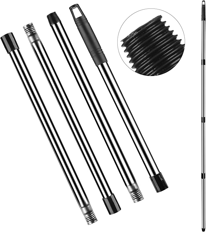 Spin Mop Replacement Handle 4Section 2.5to5 Foot Mop Replacement