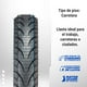 thumbnail image 2 of Llanta 90/90-18 para moto 6PR Capas Tubeless X6011 Motometa negro, 2 of 3