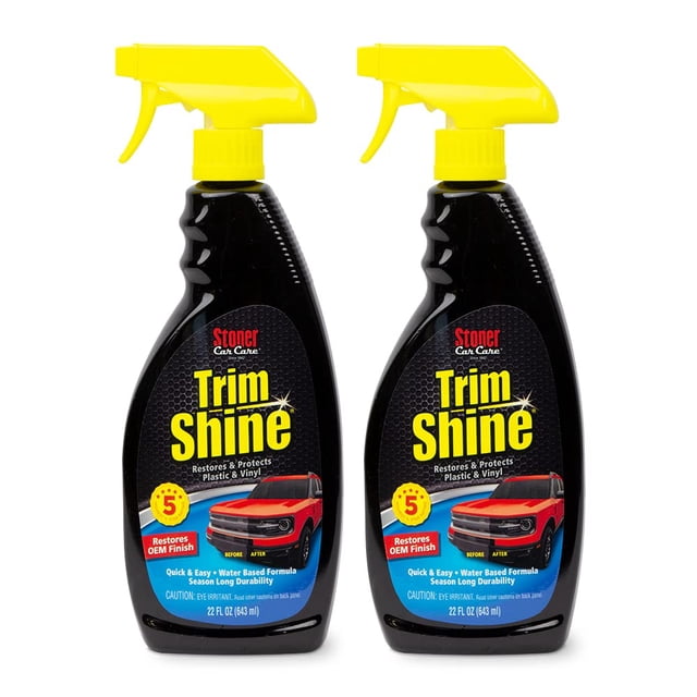 Revestimiento protector Stoner Car Care Trim Shine 650 ml (paquete de 2)