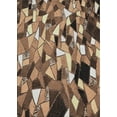 thumbnail image 1 of Ahgly Company Machine Washable Indoor Rectangle Transitional Bakers Brown Area Rugs, 4' x 6', 1 of 7