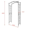 thumbnail image 6 of Ktaxon 7.5 Ft Garden Arbor Archway Metal Arch for Wedding Party Garden, 6 of 8