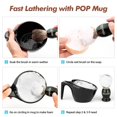 thumbnail image 2 of Brocha de afeitar de pelo de tej&#2013265923n Anbbas con jab&#2013265923n de afeitar y espuma mejorada - Taza POP A5 de melamina, juego de espuma para afeitado en h&#2013266170medo p, 2 of 7