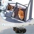thumbnail image 5 of PETSFIT Outdoor Cat House for Multiple Cats, Insulated Feral Cat Shelter for Large Cat Enclosure Wooden Cat Condos with PVC Door Curtains, 5 of 7