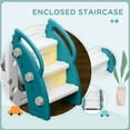 thumbnail image 6 of Qaba 8 in 1 Toddler Slide for Kids Age 1-3 Years, Yellow, 6 of 10