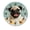 FFclock011, variant on ZXCXRQFa Silent Clocks Cute Dog And Duck In Bathtub Wooden Silent Non-Ticking 10 Inch Round Clocks Battery Operated Analog for Living Room Kitchen Bedroom Bathroom Office Home School Decor