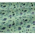 thumbnail image 4 of oneOone Cotton Jersey Mint Fabric Flower & Leaves Watercolor Quilting Supplies Print Sewing Fabric By The Yard 58 Inch Wide, 4 of 4