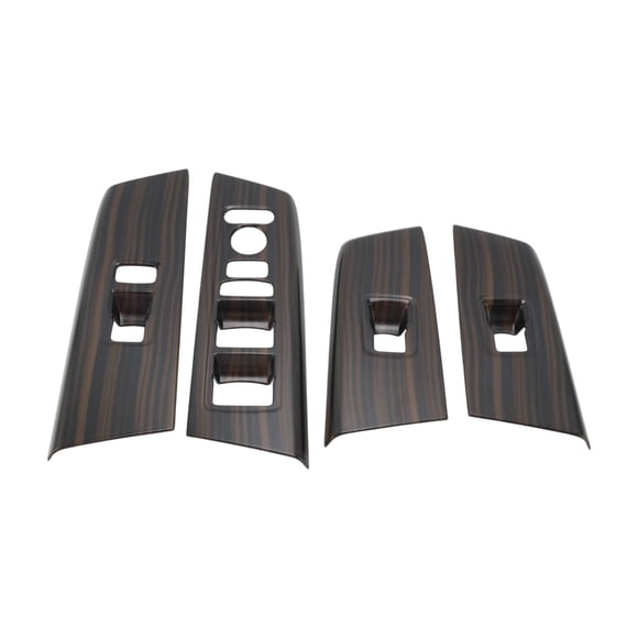 Cubierta del panel de interruptores de elevación de ventanas para Honda CRV 2023-2025, accesorios interiores de color madera