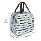 thumbnail image 3 of Disketp Daisy Striped Nautical Bolsa Térmica para Almuerzo para Hombre y Mujer, Ideal para Trabajo, Senderismo y Picnic, 3 of 8