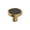 Matte Black/Champagne Bronze, variant on Amerock Mergence 1-3/8 inch (35mm) Diameter Matte Black/Champagne Bronze Cabinet Knob, 2 Pack