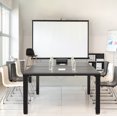 thumbnail image 4 of VIVO Electric 95” x 55” Square Corner Desk, Black Table Tops, Black Frame, 4 of 8