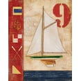 thumbnail image 2 of Paul Brent 15x18 Gallery Wrapped Canvas Wall Art Titled - Model Yacht Collage I, 2 of 4